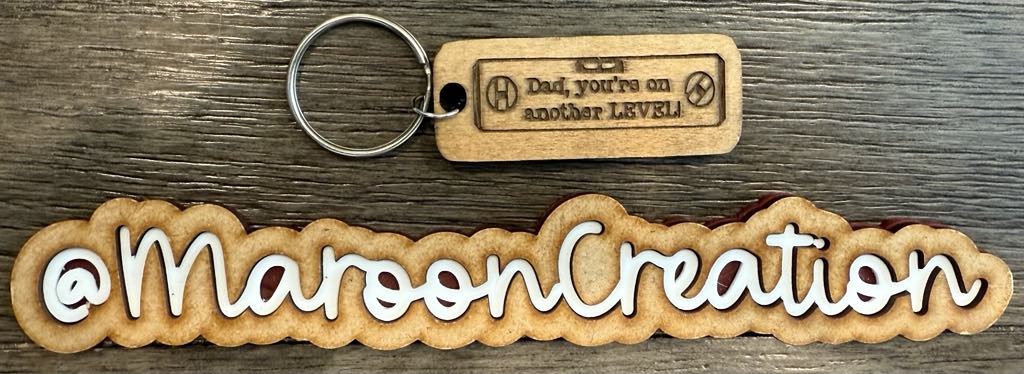 Dad you're on another LEVEL Keychain