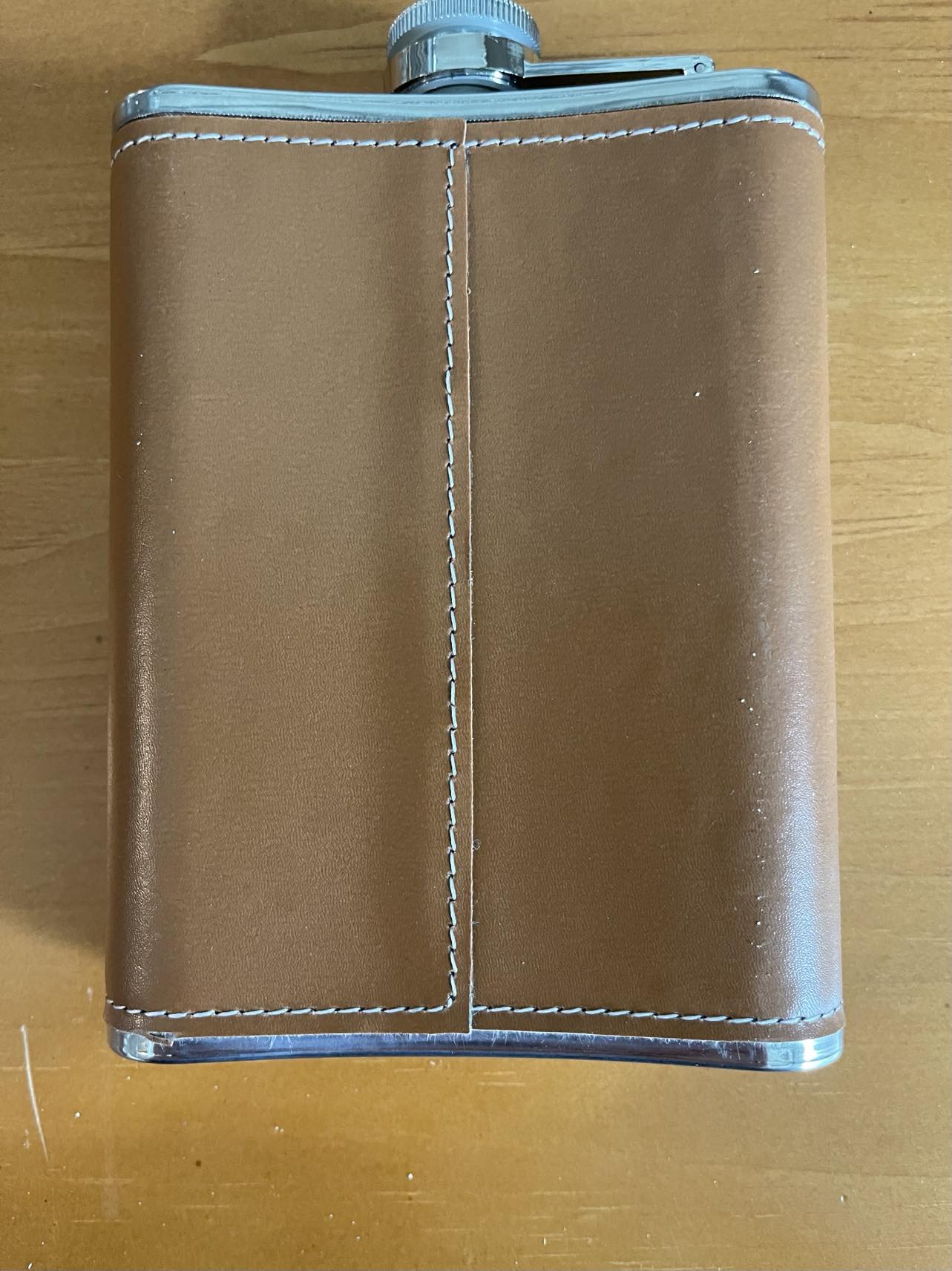 The Man, The Myth, The Legend leather trimmed Flask