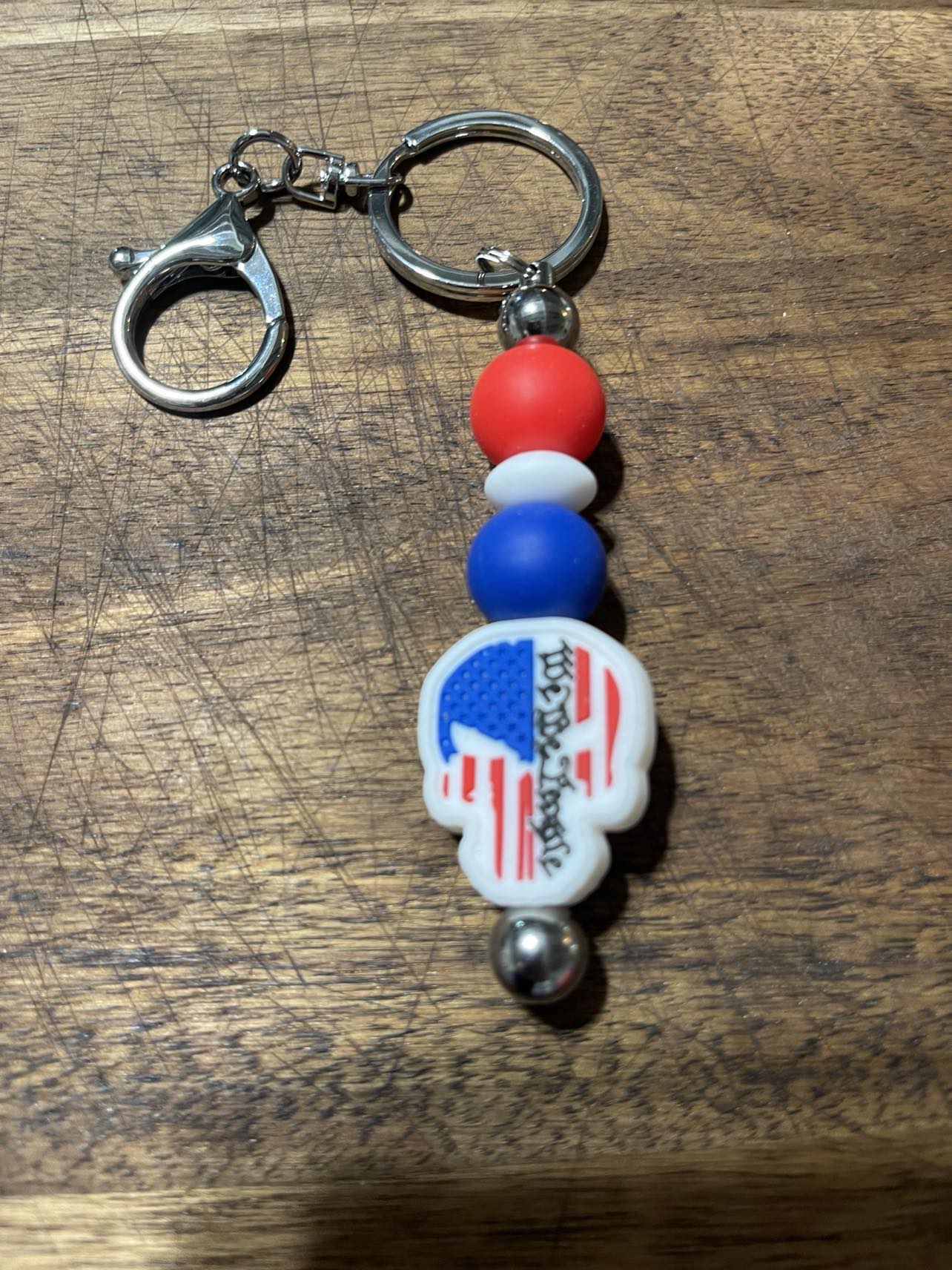 We The People Punisher Keychain