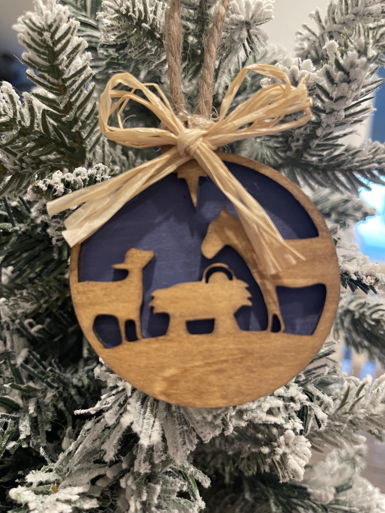 O' Come Let Us Adore Him Ornaments