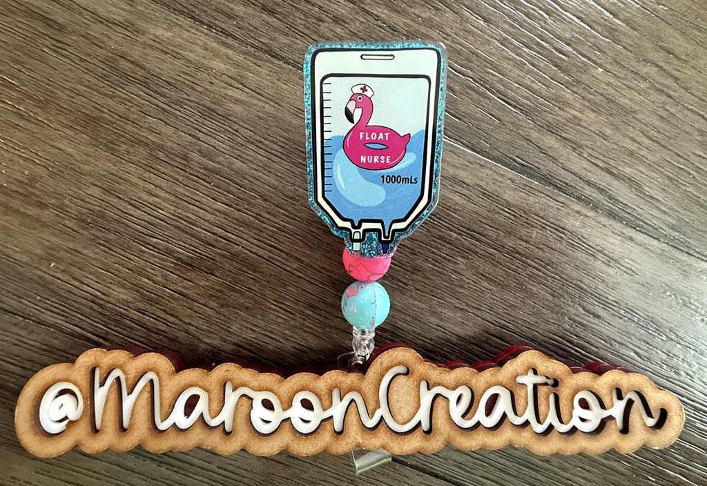 Float Nurse Badge Reel