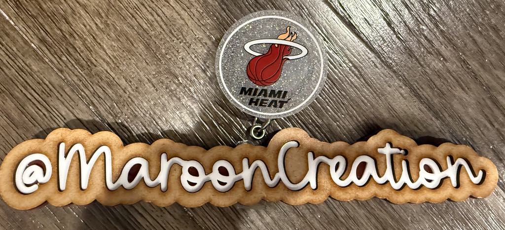 Miami Heat Badge Reel