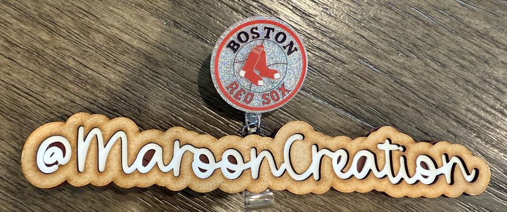 Boston Red Socks Badge Reel