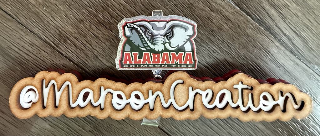 Alabama Crimson Tide Badge Reel
