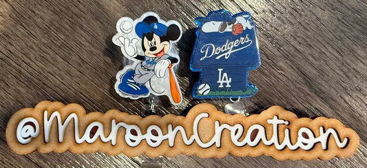 LA Dodgers Badge Reels