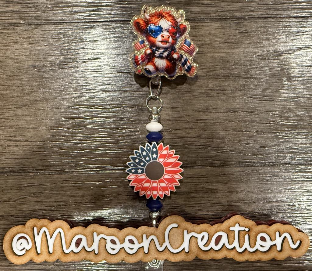 4TH of July Badge Reels