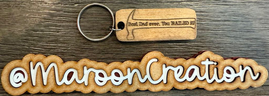 Best Dad ever. You NAILED it Keychain