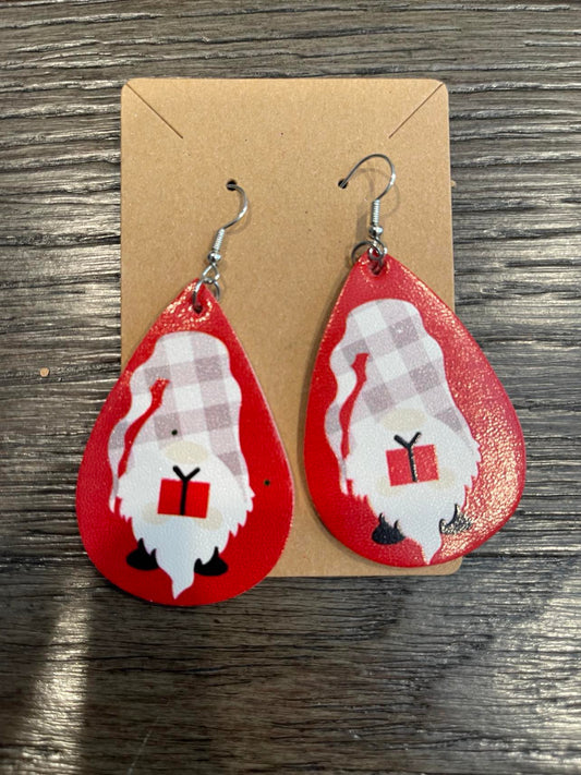 Toby the Christmas Gnome Earrings