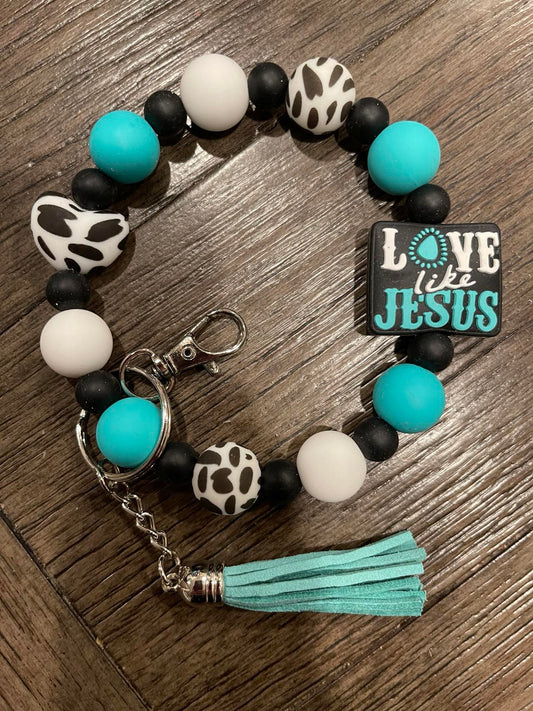 Love like Jesus Wristlet