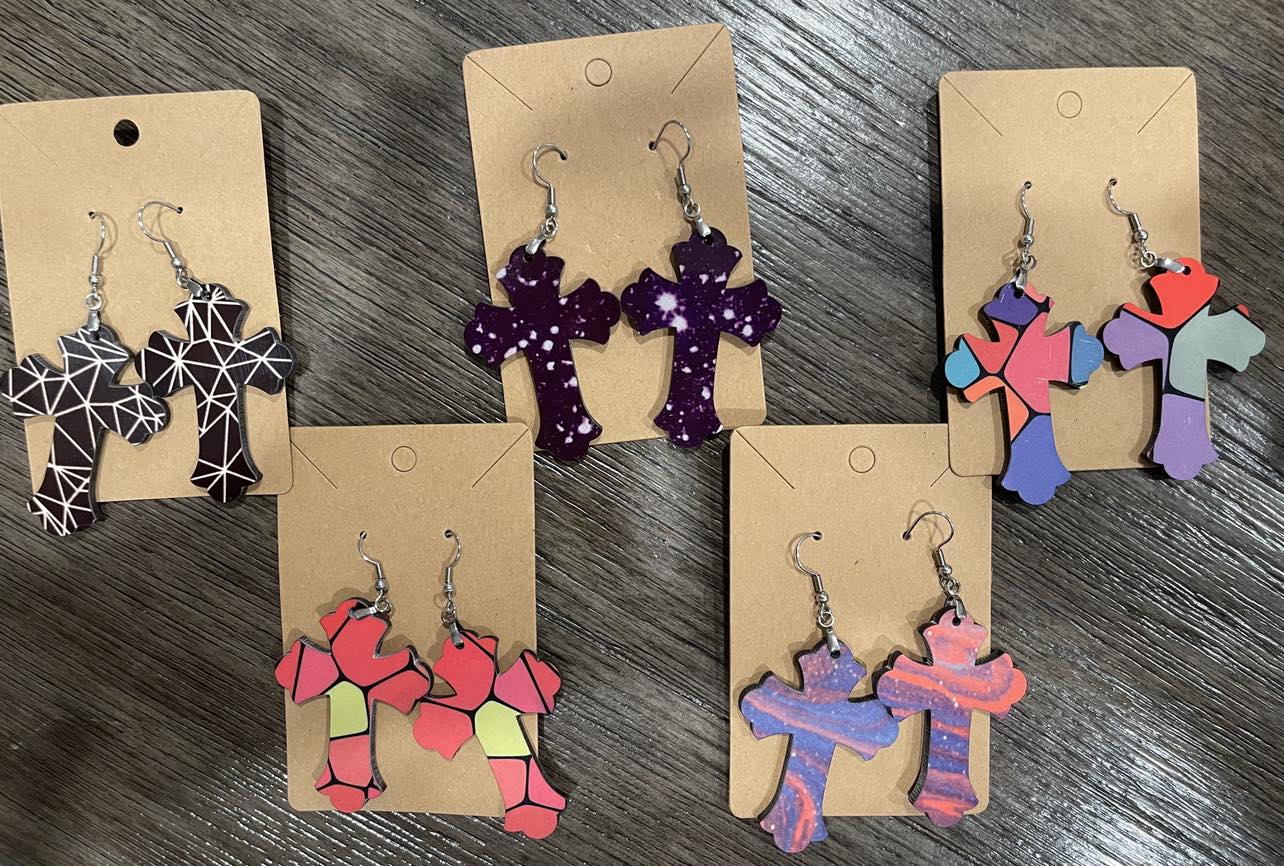 Cross Earrings