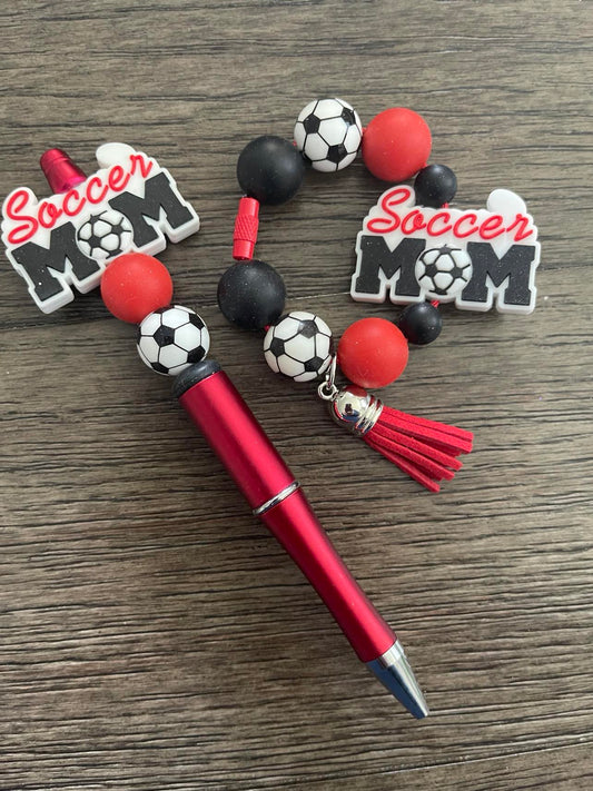 Soccer Mom Cup Charm and Pen Set