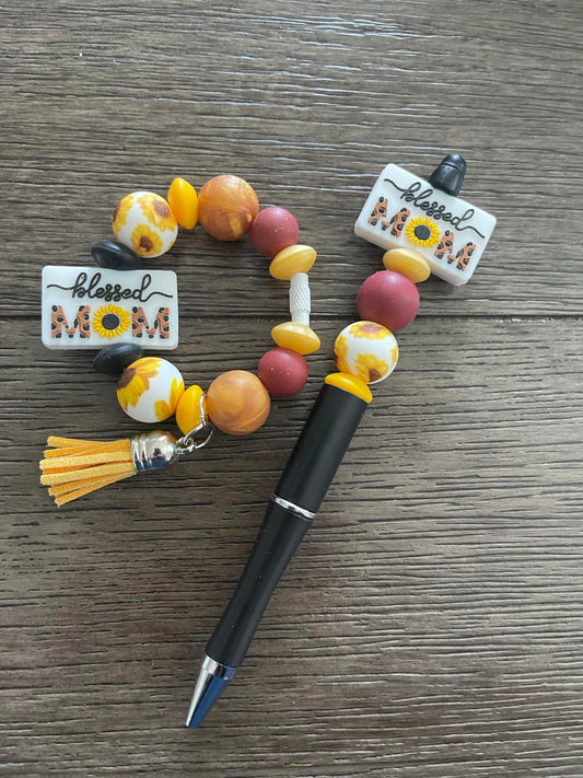 Blessed Mom Cup Charm and Pen Set