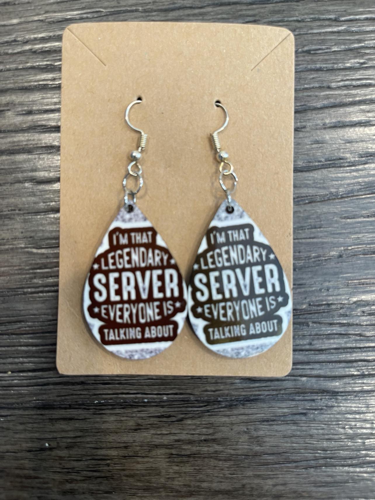 I'm that legendary Server Earrings