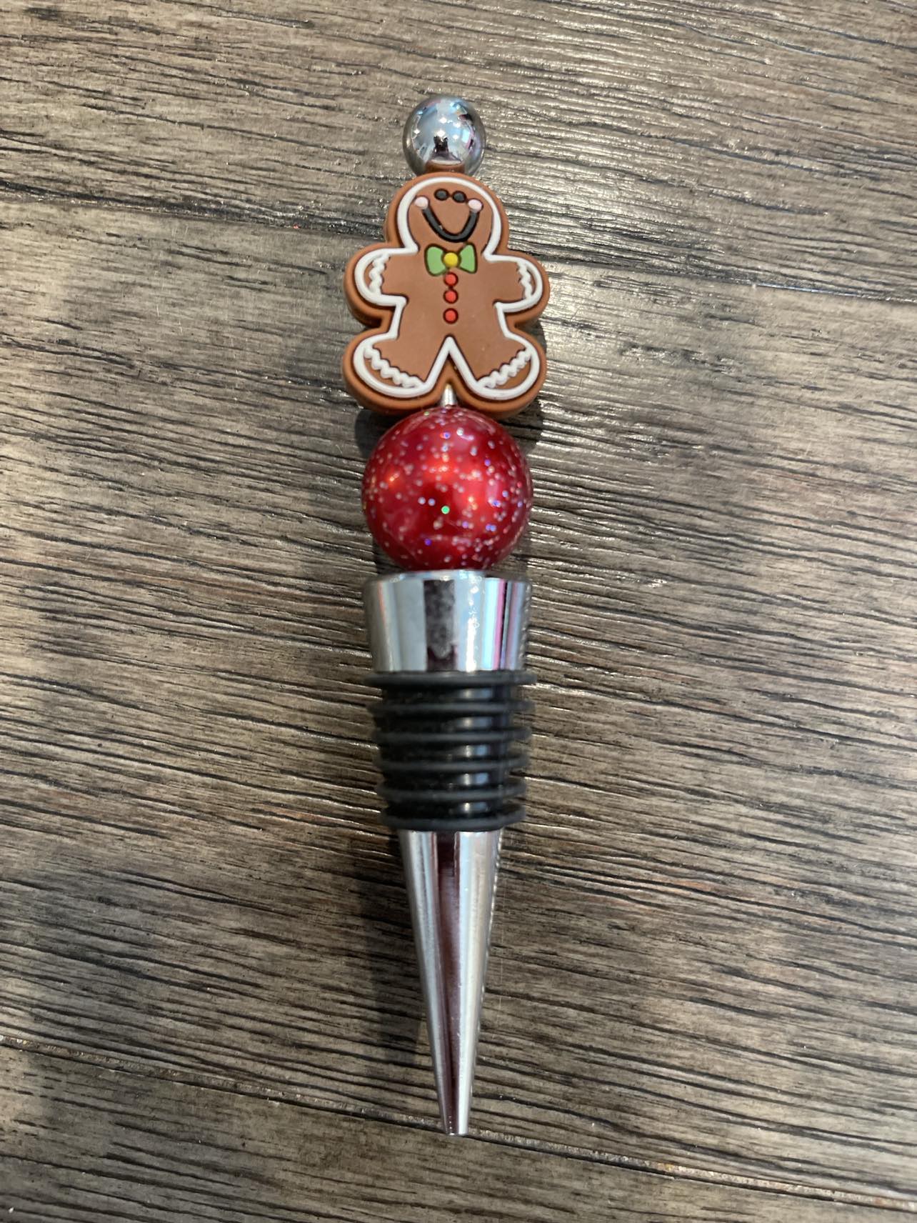 Gingerbread Wine Stopper