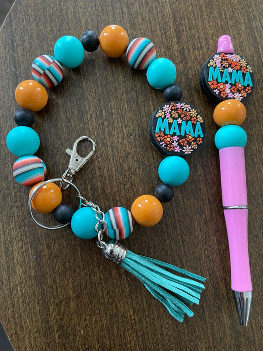 Mama Wristlet and Pen Set