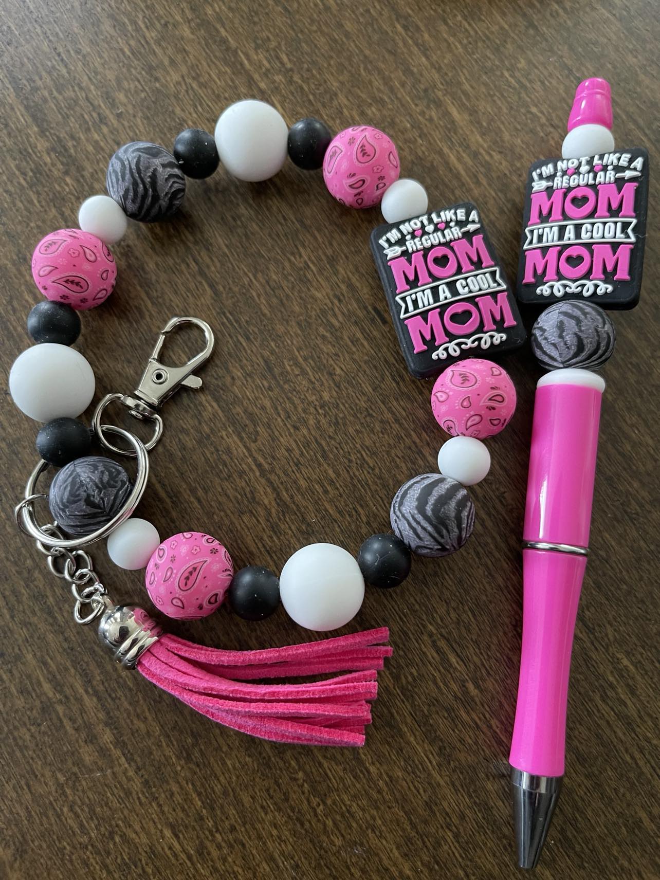 I'm a Cool Mom Wristlet and Pen Sets