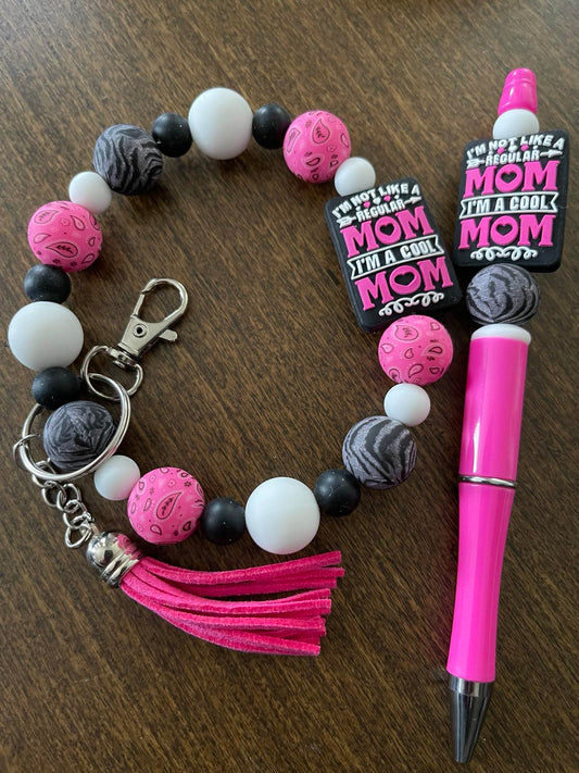 I'm a Cool Mom Wristlet and Pen Sets