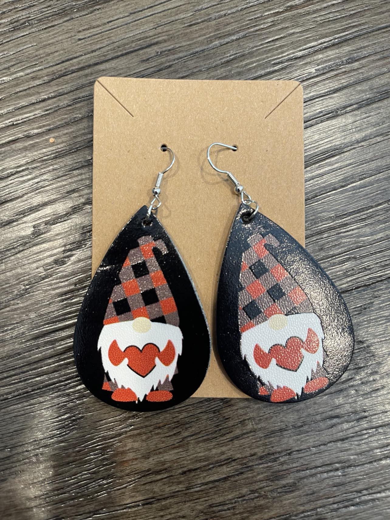 Valentino the Valentine's Gnome Earrings