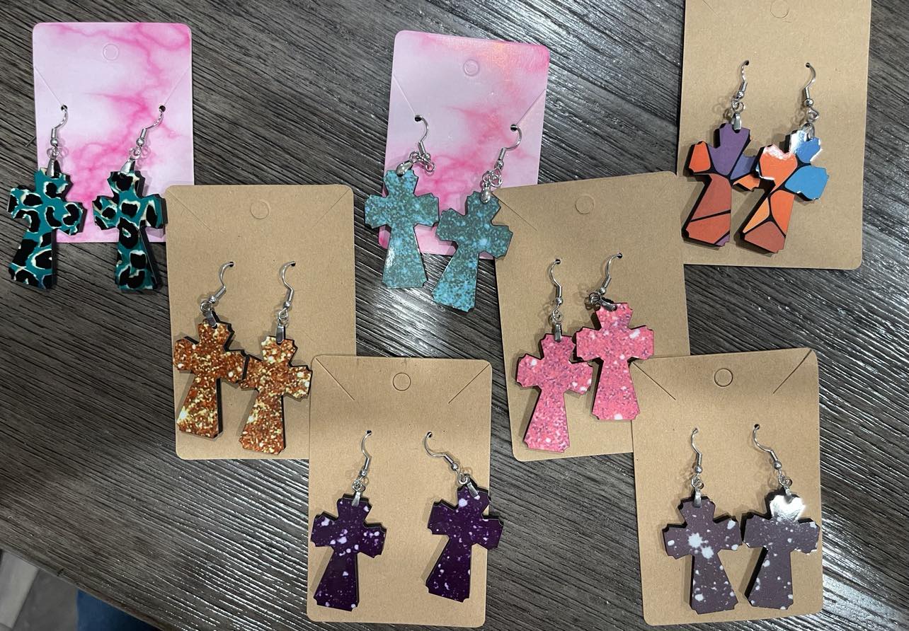 Cross Earrings