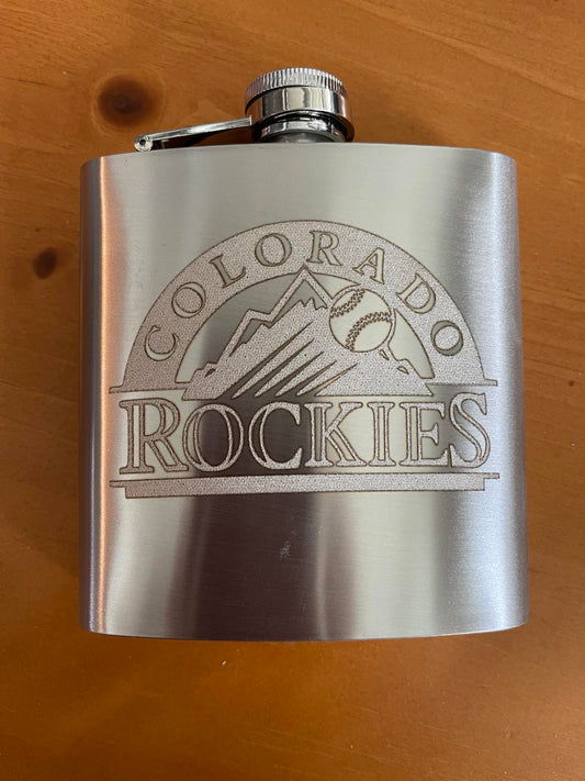 Colorado Rockies Flask