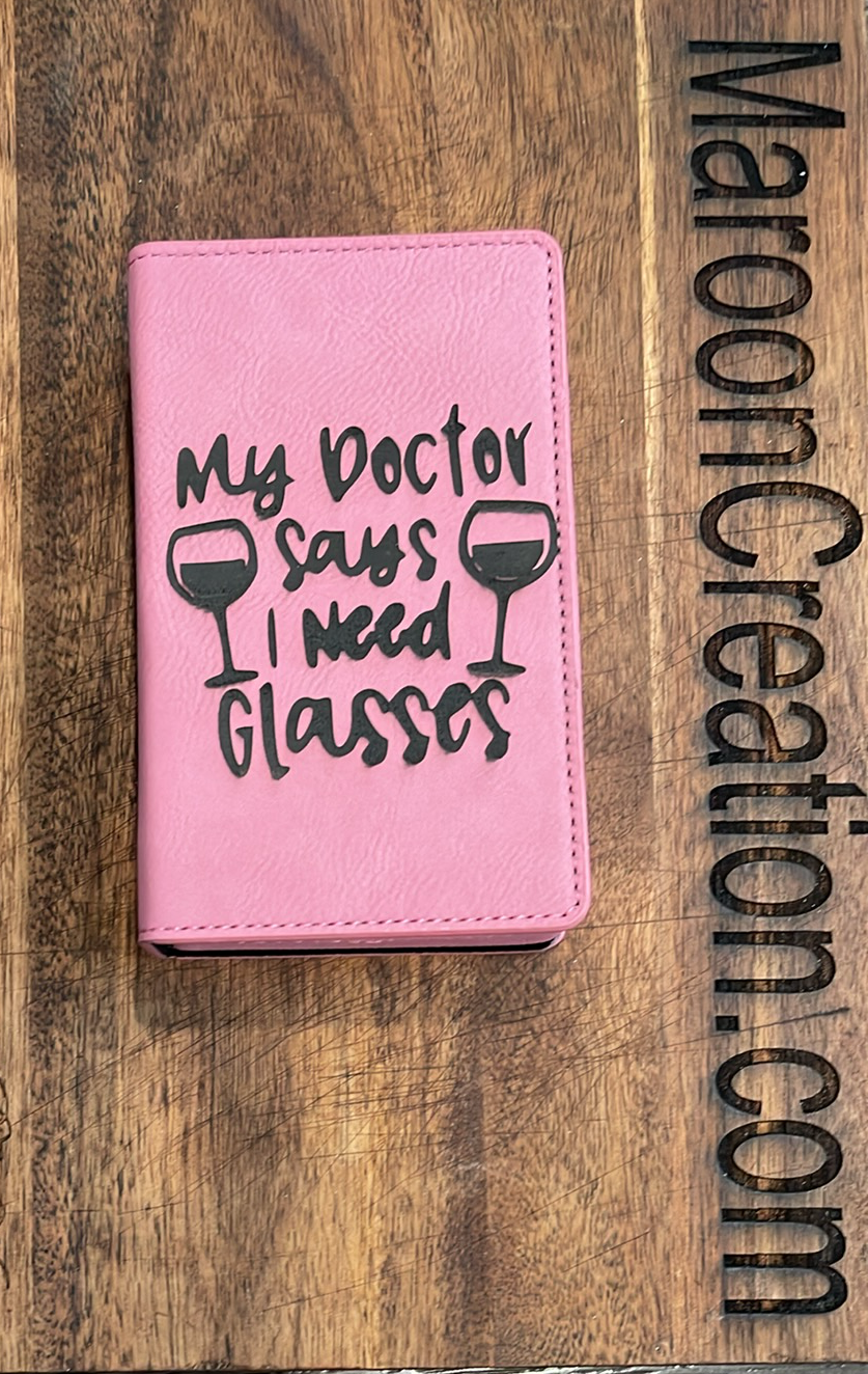 My Doctor says I need Glasses Wine Stopper and Corkscrew Set