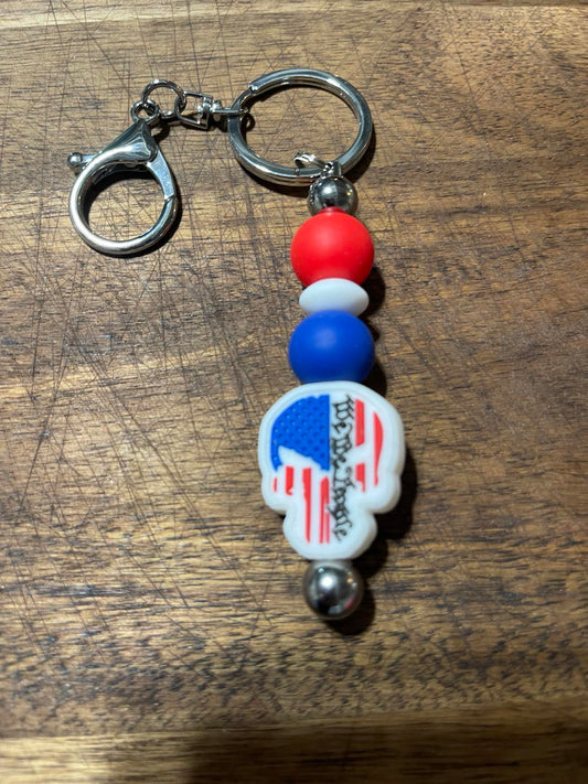 We The People Punisher Keychain