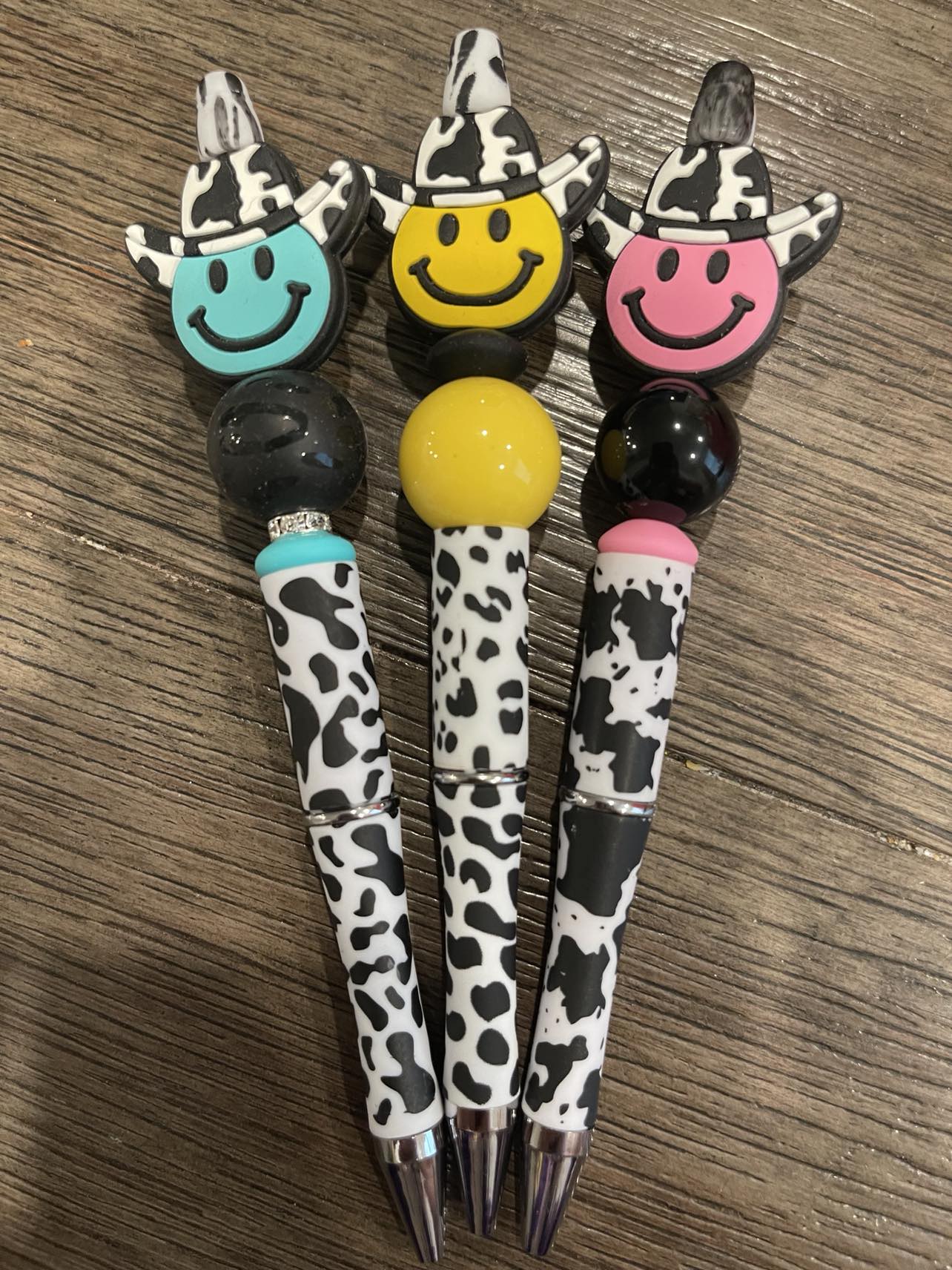 Smiley Face Cowboys Pens