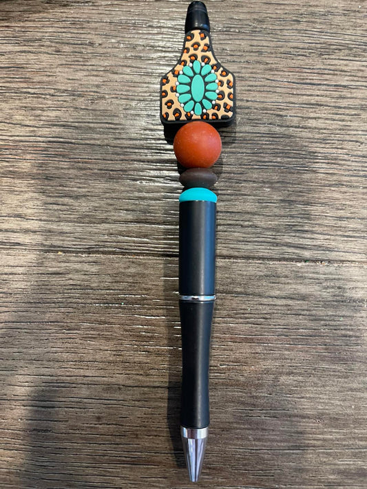 Leopard Cow Tag Pen