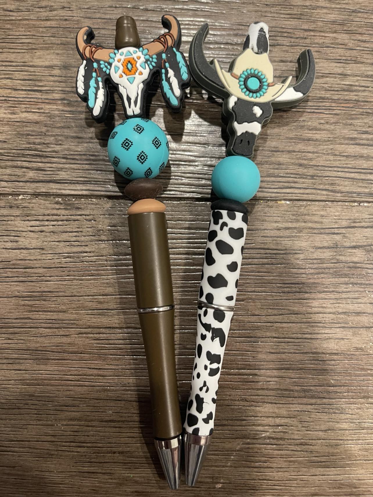 Western Skull Pens