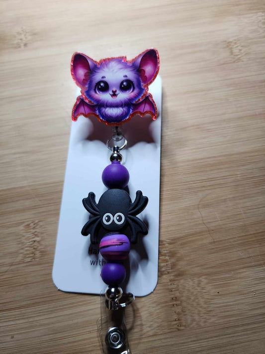 Halloween Batty Badge Reel