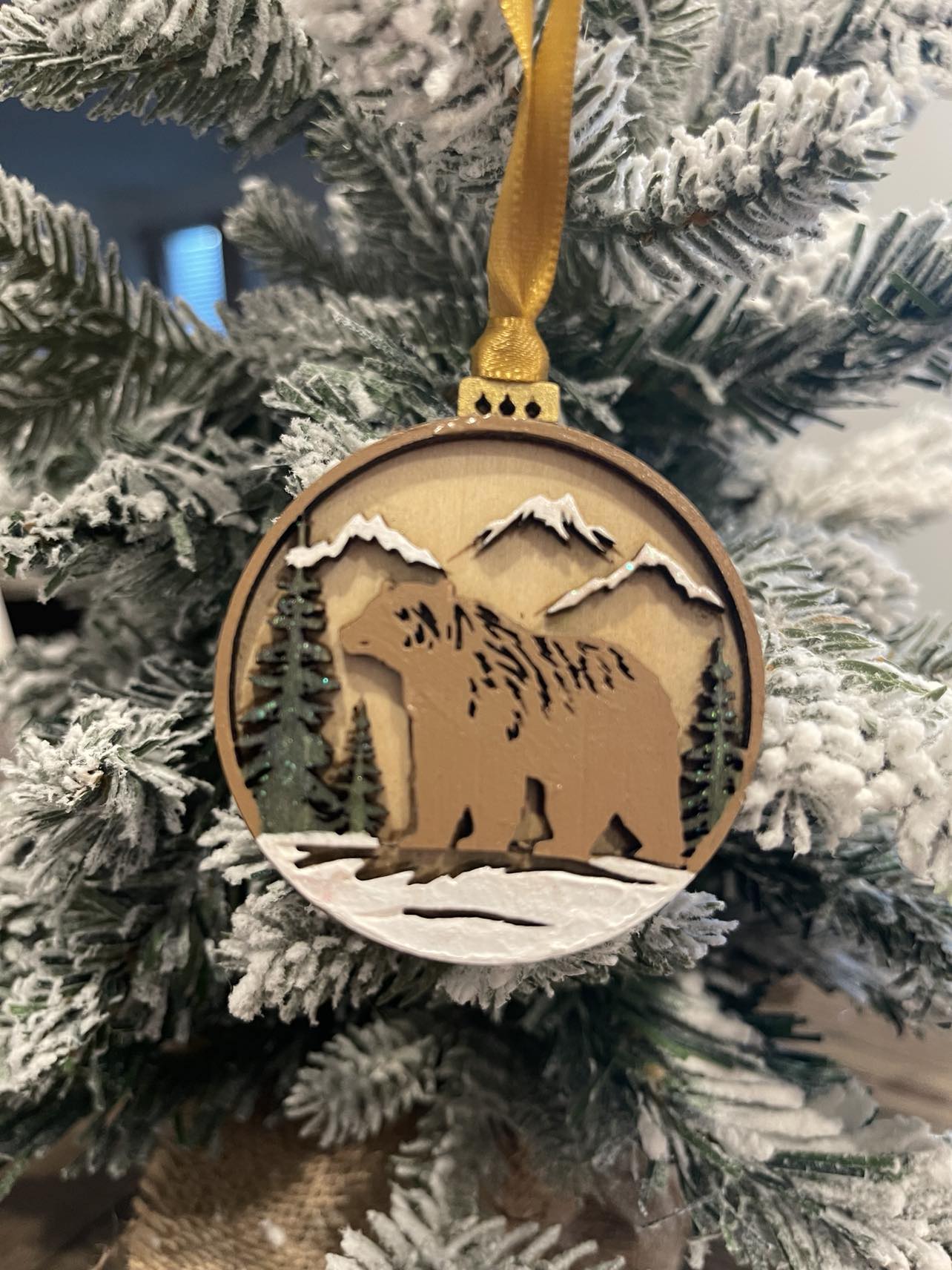 Brown Bear Ornaments