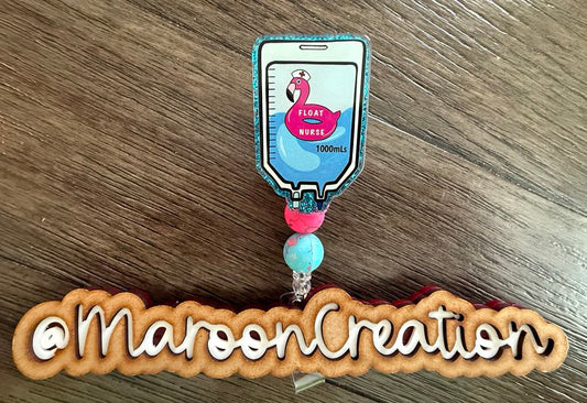 Float Nurse Badge Reel