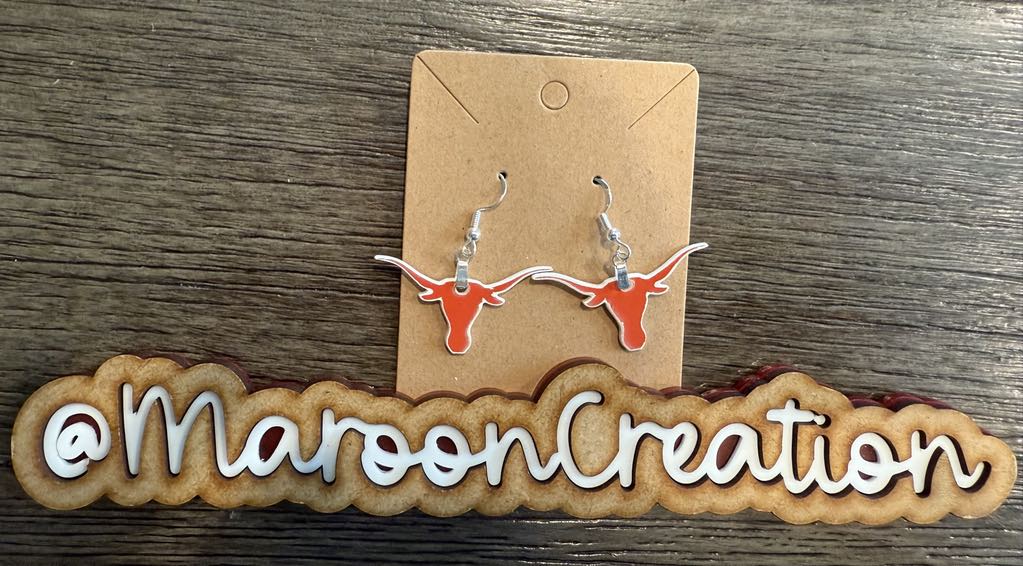 Texas Longhorns Earrings