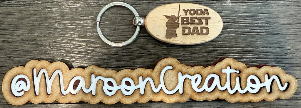 YODA BEST DAD Keychain