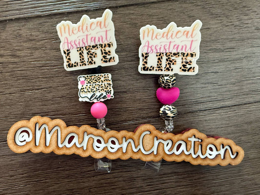 Medical Assistant Life Badge Reels