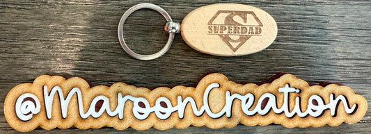 SuperDad Keychain