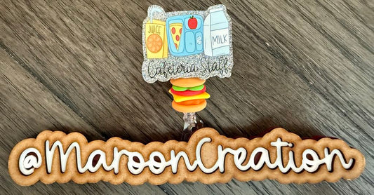 Cafeteria Staff Badge Reel