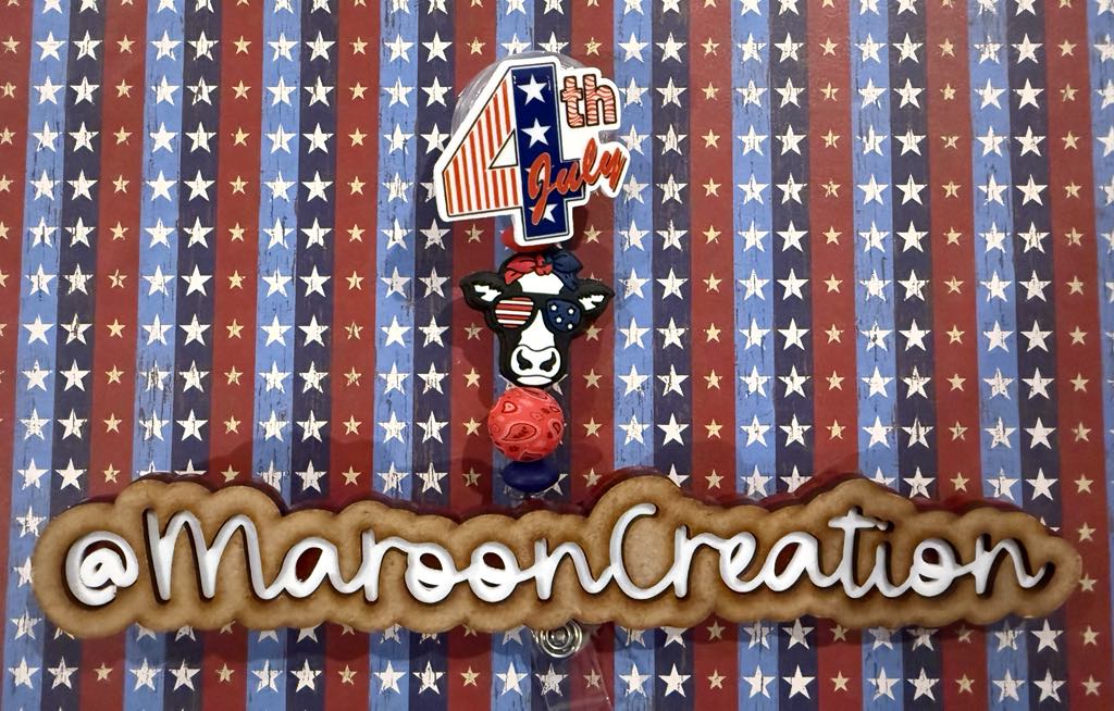 Happy 4th of July Badge Reels