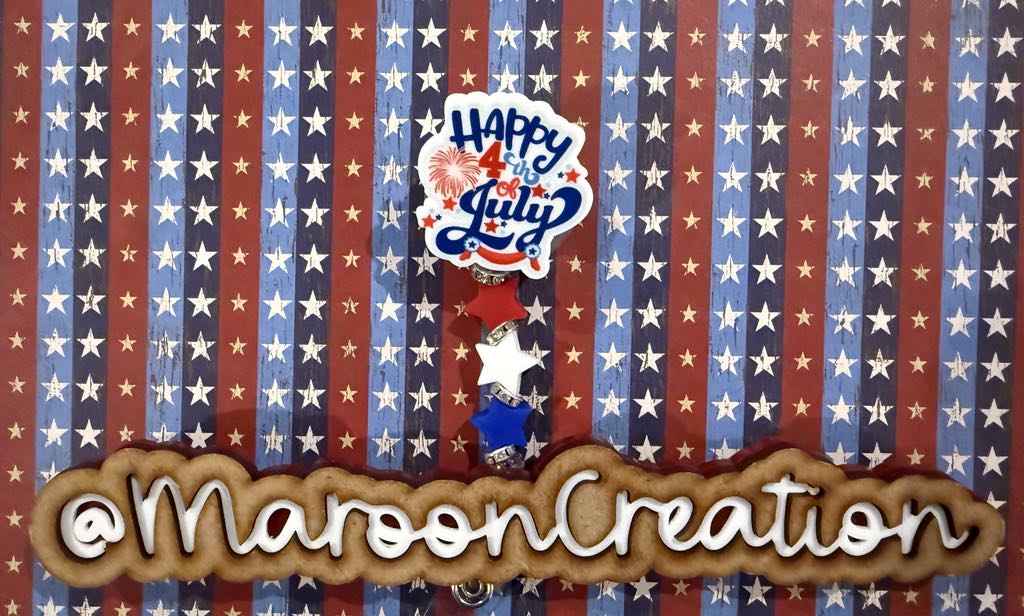 Happy 4th of July Badge Reels