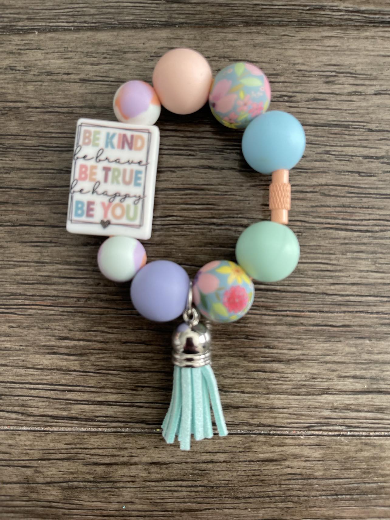 Be Kind Be True Be You Cup Charm