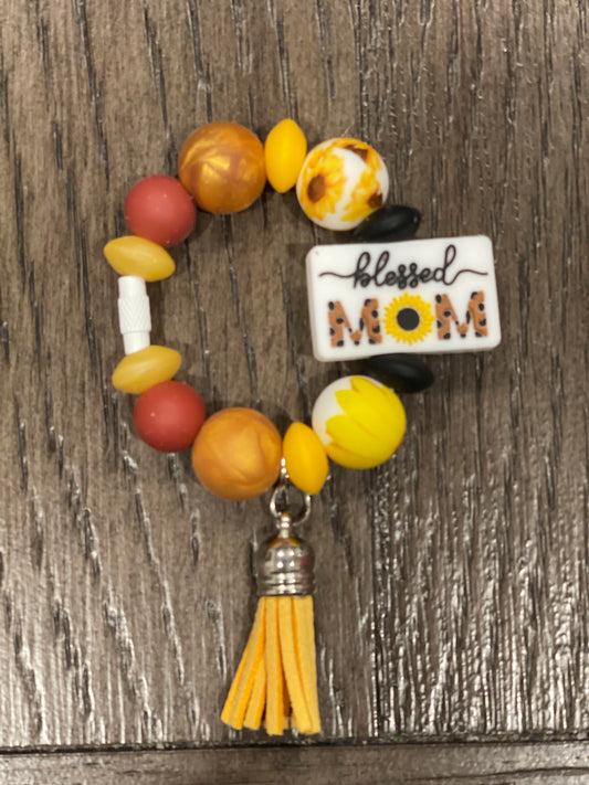 Blessed Mom Cup Charms