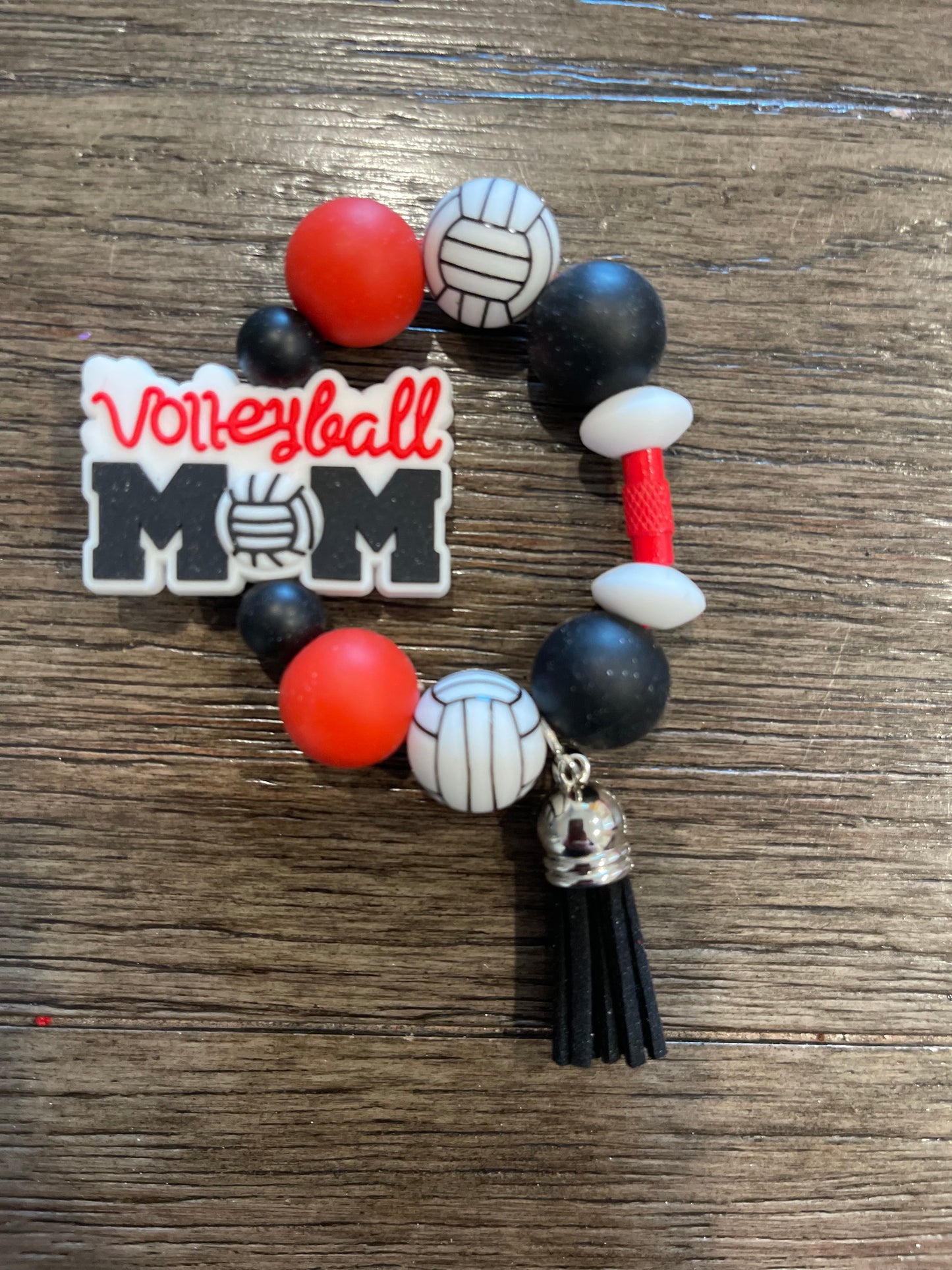 Volleyball Mom Cup Charm