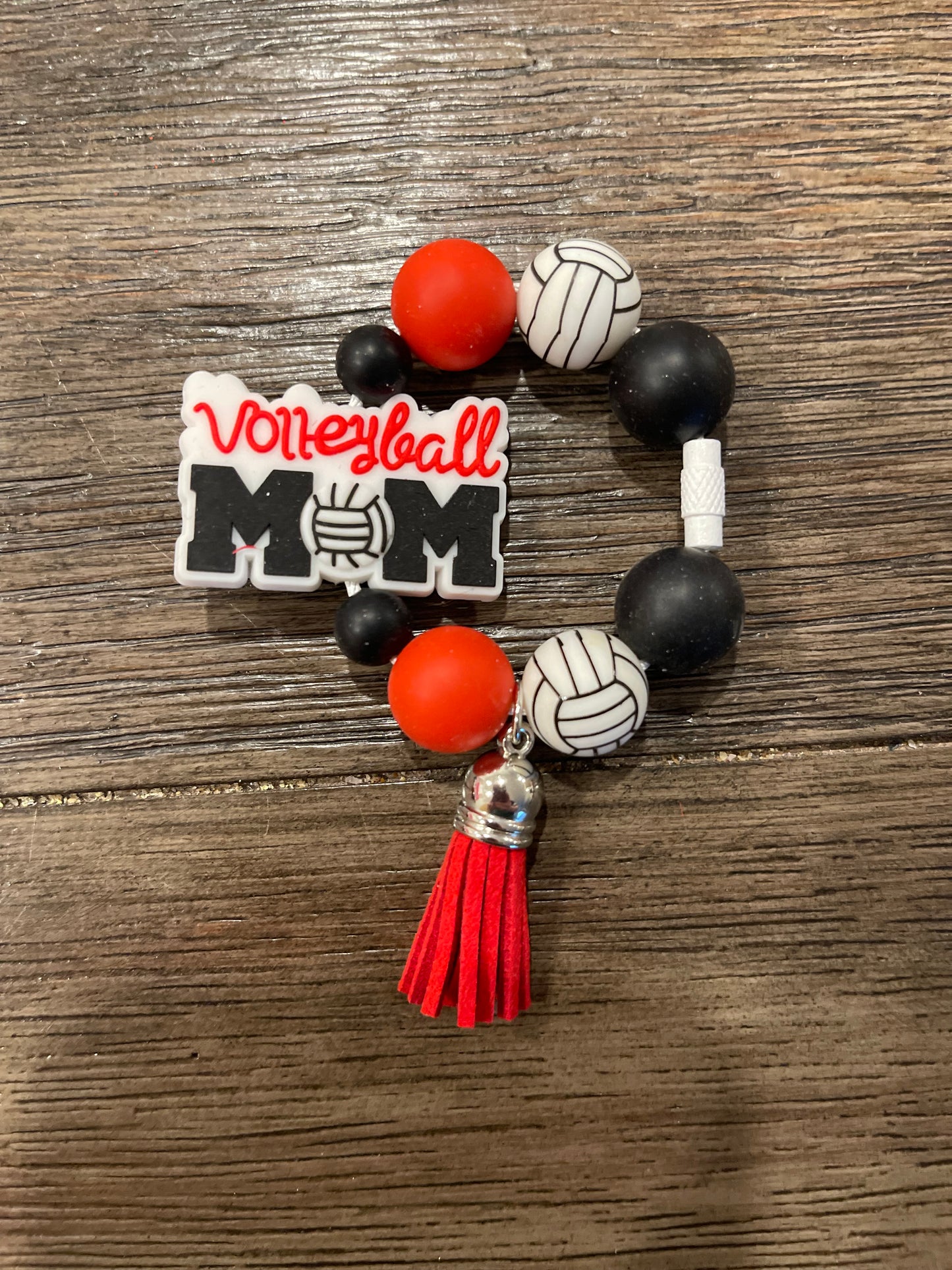 Volleyball Mom Cup Charm