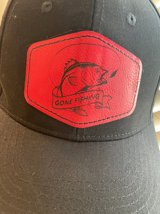 Gone Fishing Baseball Cap