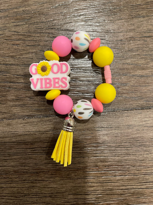 Good Vibes Cup Charm