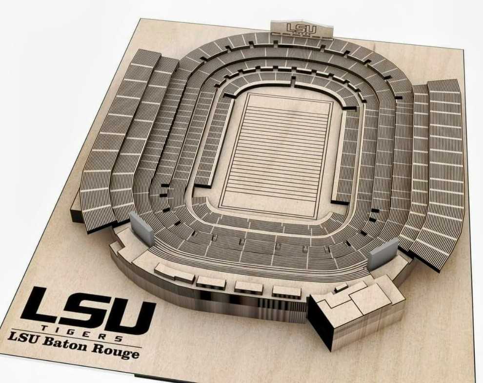 LSU 3D Stadium