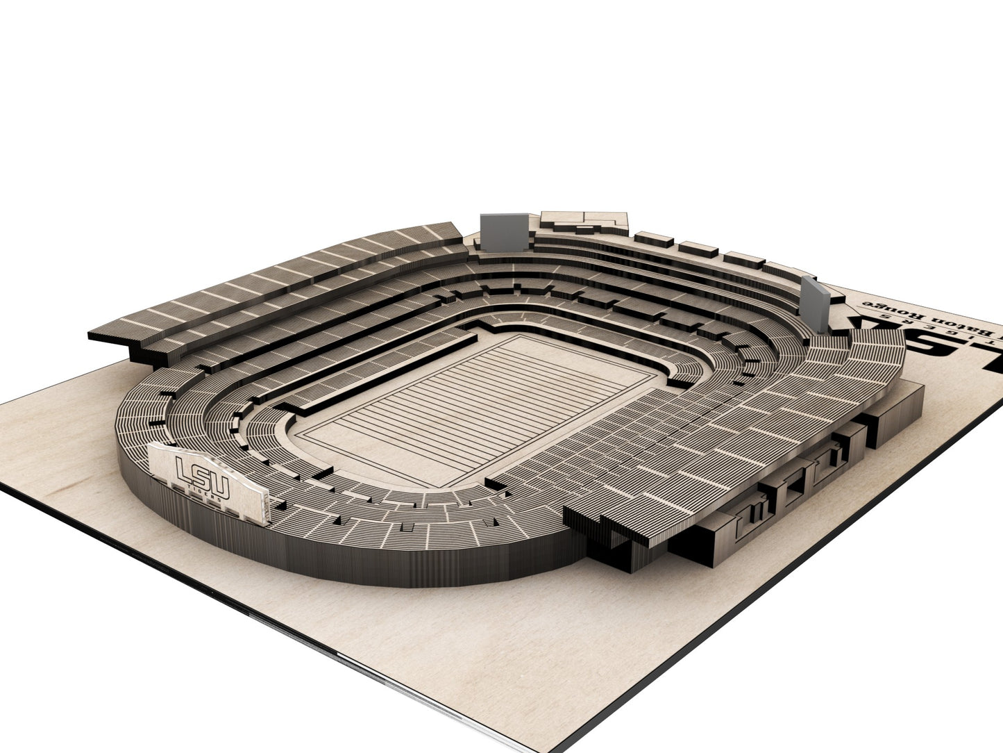 LSU 3D Stadium