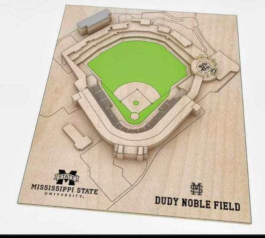 Mississippi State Baseball Field 3D