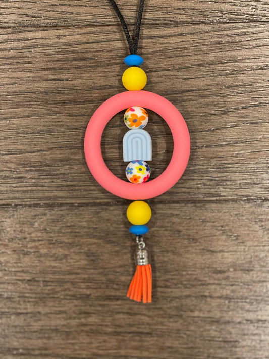 Boho Rainbow Car Charm