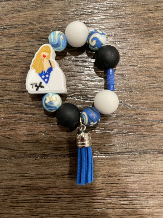 Tay Tay Blue Cup Charm